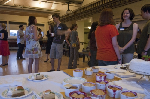 Writing Hall/House Welcome Reception Fall 2012